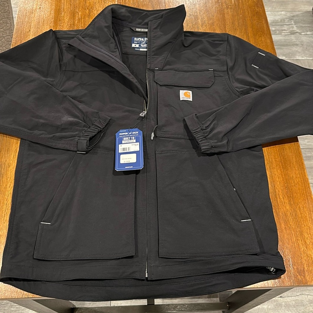 Carhartt Men's Super Dux Relaxed Fit Lightweight Mock-Neck Jacket Size Medium